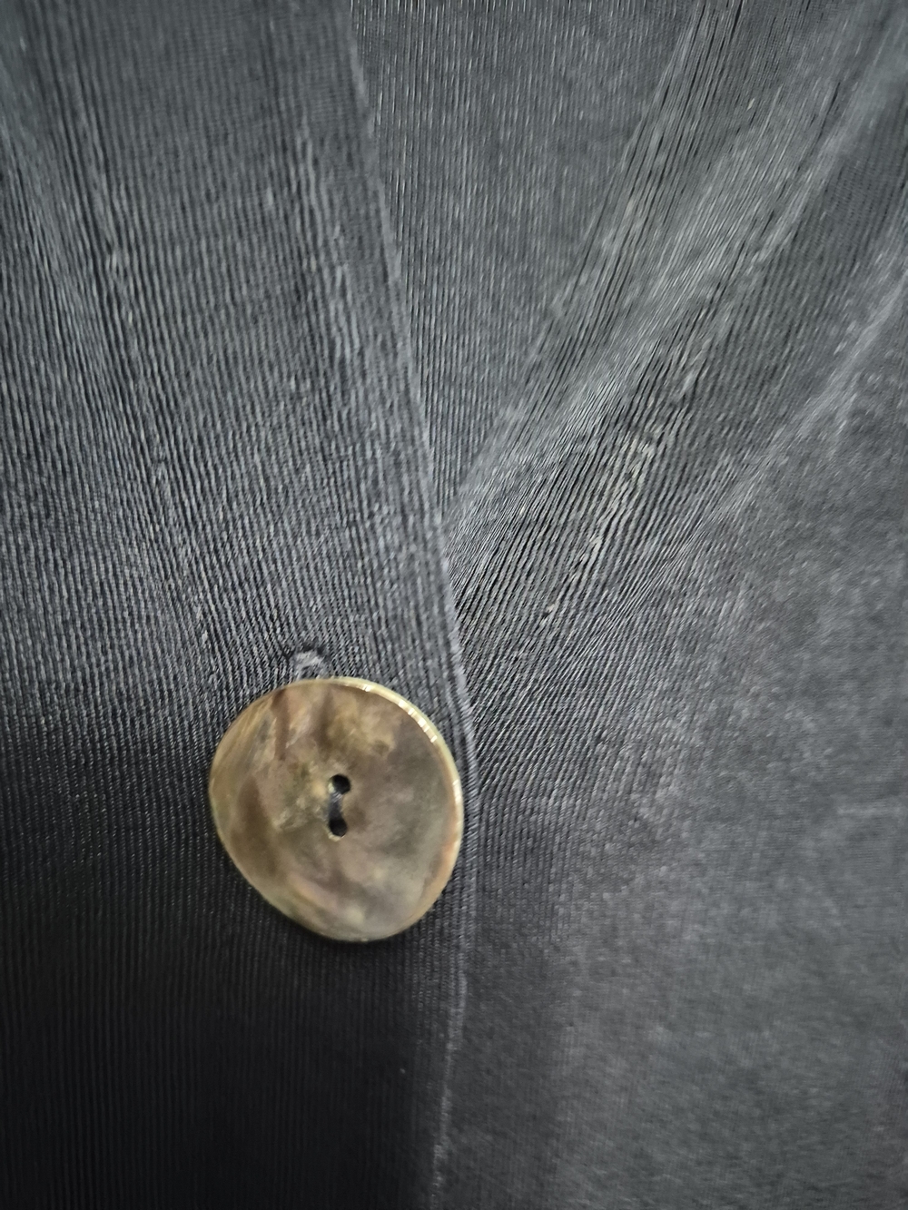 Chico's Navy V-Neck Single-Button Cardigan - Picture 4 of 6